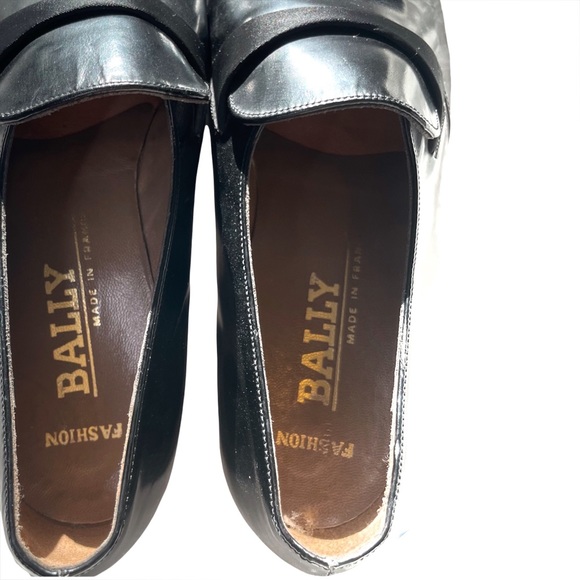 Rochester Bally Mens Shoes Black Sz. 8M S - Picture 12 of 15